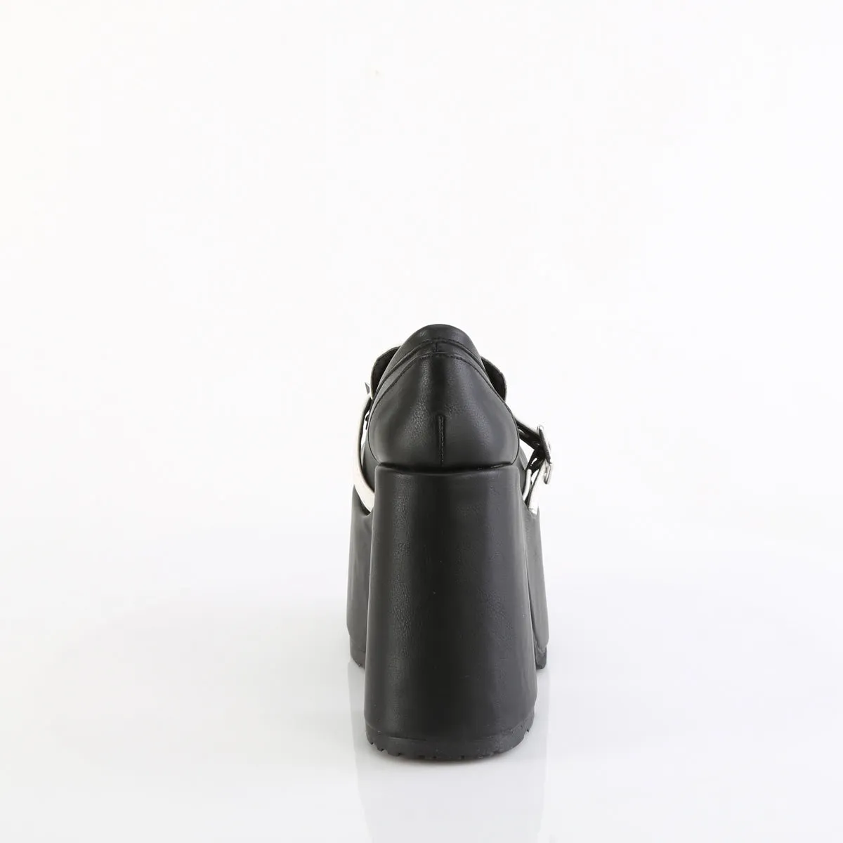 CAMEL-58  Black Vegan Leather