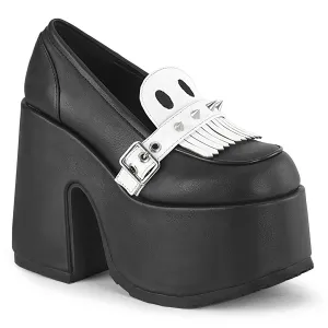 CAMEL-58  Black Vegan Leather