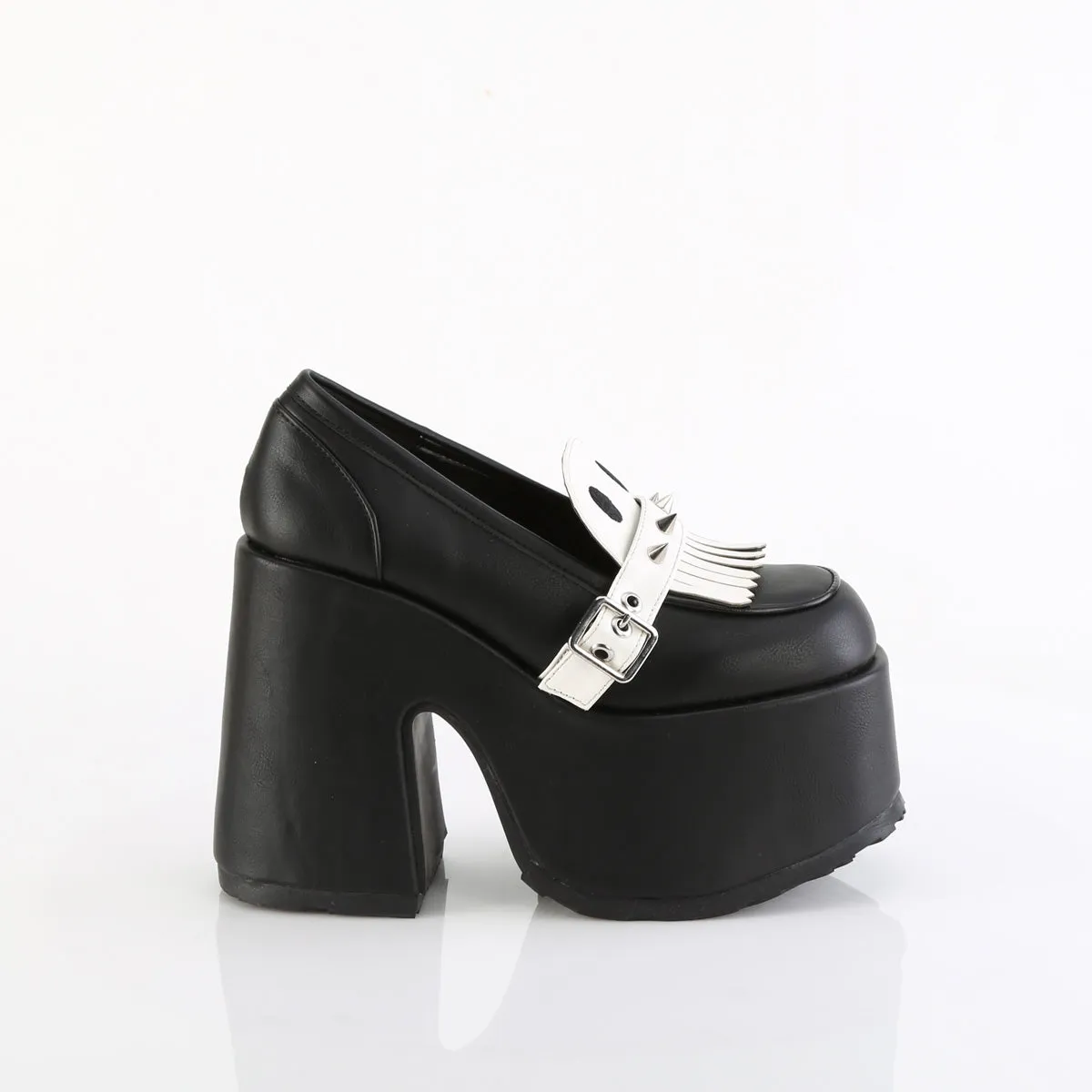 CAMEL-58  Black Vegan Leather