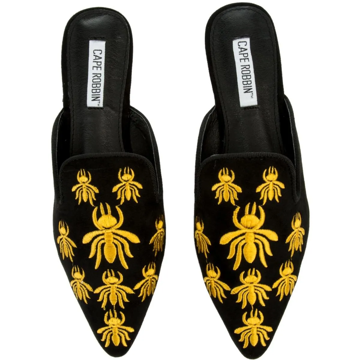 Cape Robbin Cell-18 Black Mules Black