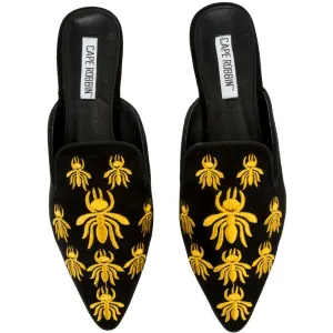 Cape Robbin Cell-18 Black Mules Black