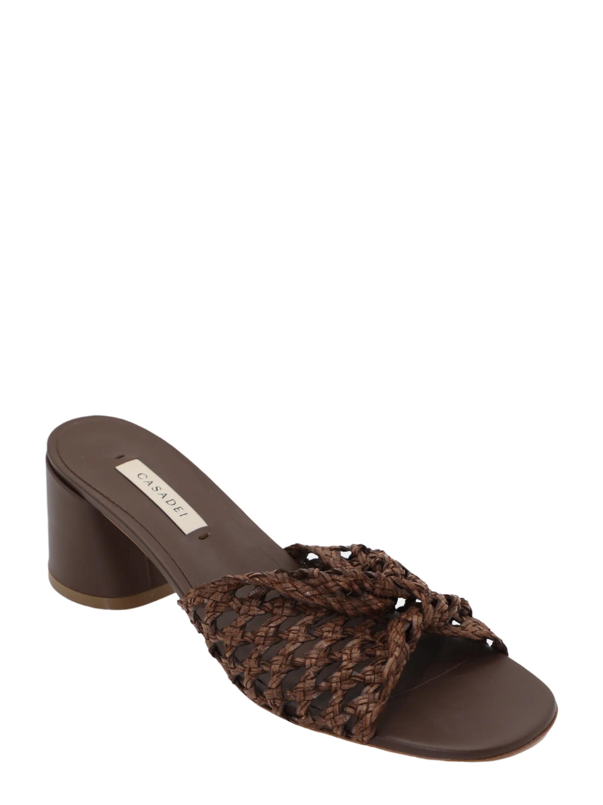 Casadei Cleo Lovers Versilia/Florence Mule Sandal in Rum