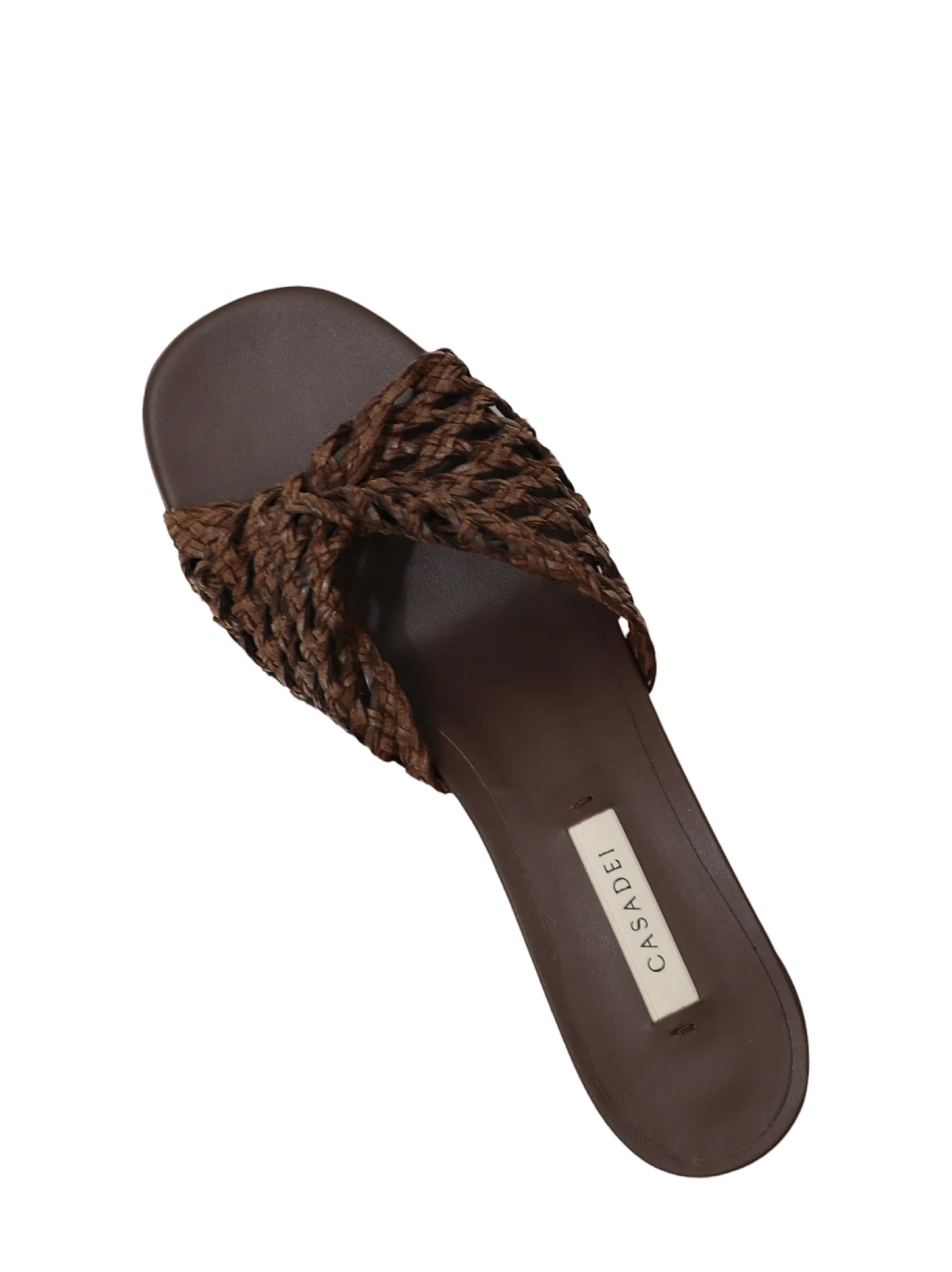 Casadei Cleo Lovers Versilia/Florence Mule Sandal in Rum