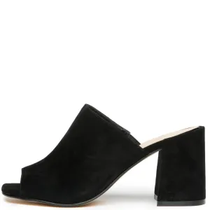 Chinese Laundry Sammy Black Heeled Slide Sandals