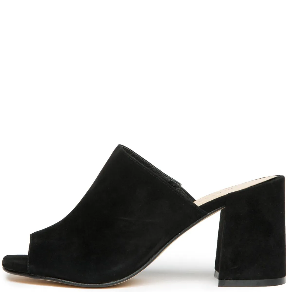 Chinese Laundry Sammy Black Heeled Slide Sandals