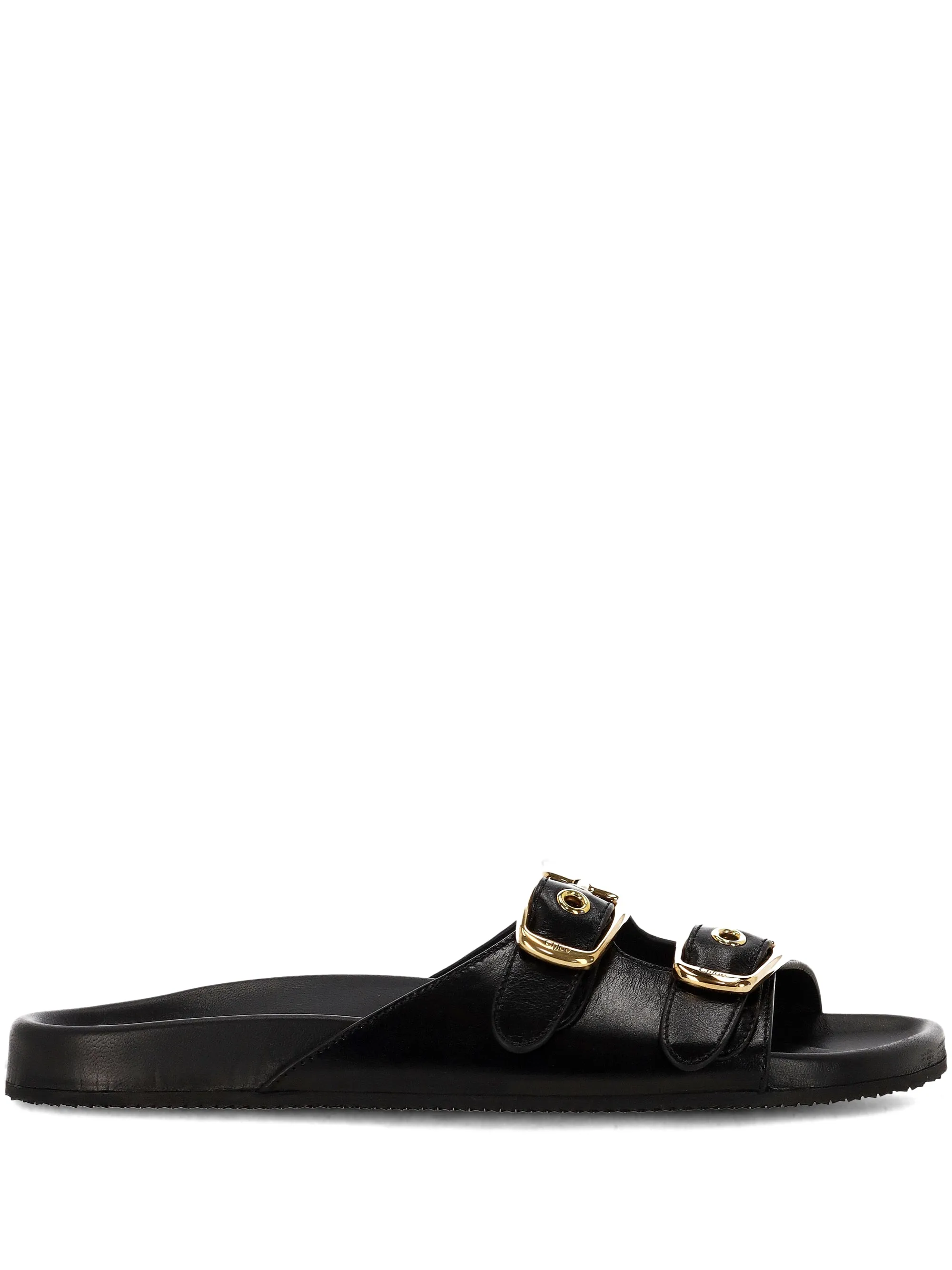 Chloè Polly Flat Mules med gummifotbädd
