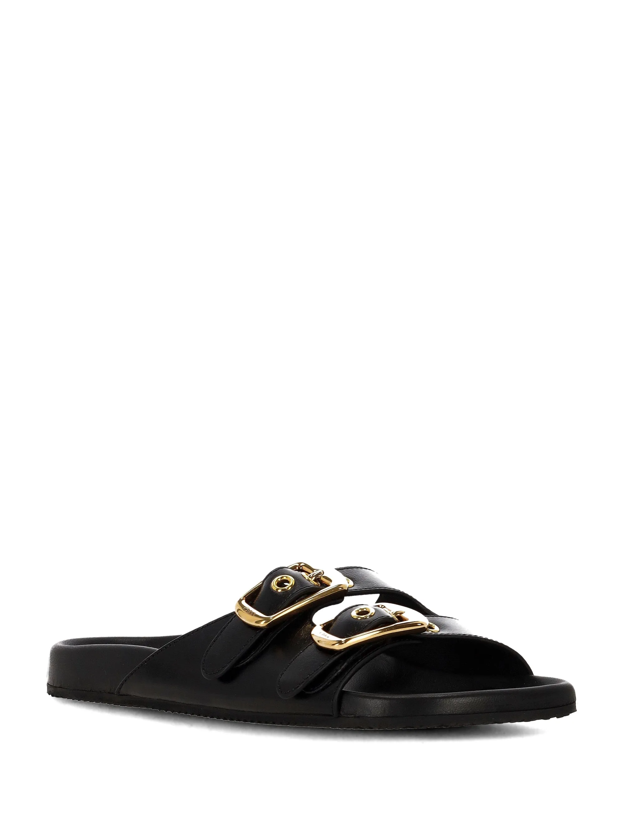 Chloè Polly Flat Mules med gummifotbädd