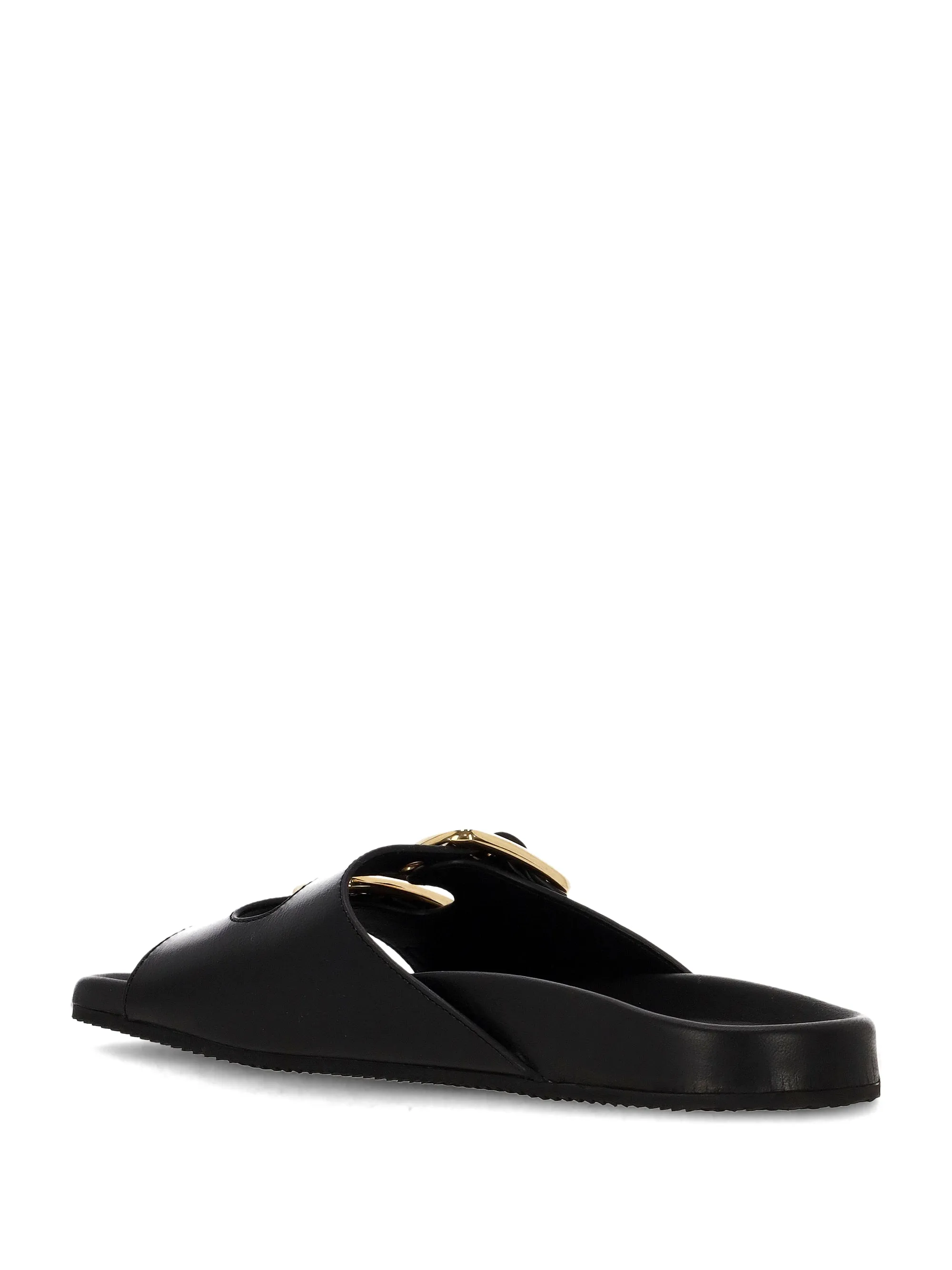 Chloè Polly Flat Mules med gummifotbädd