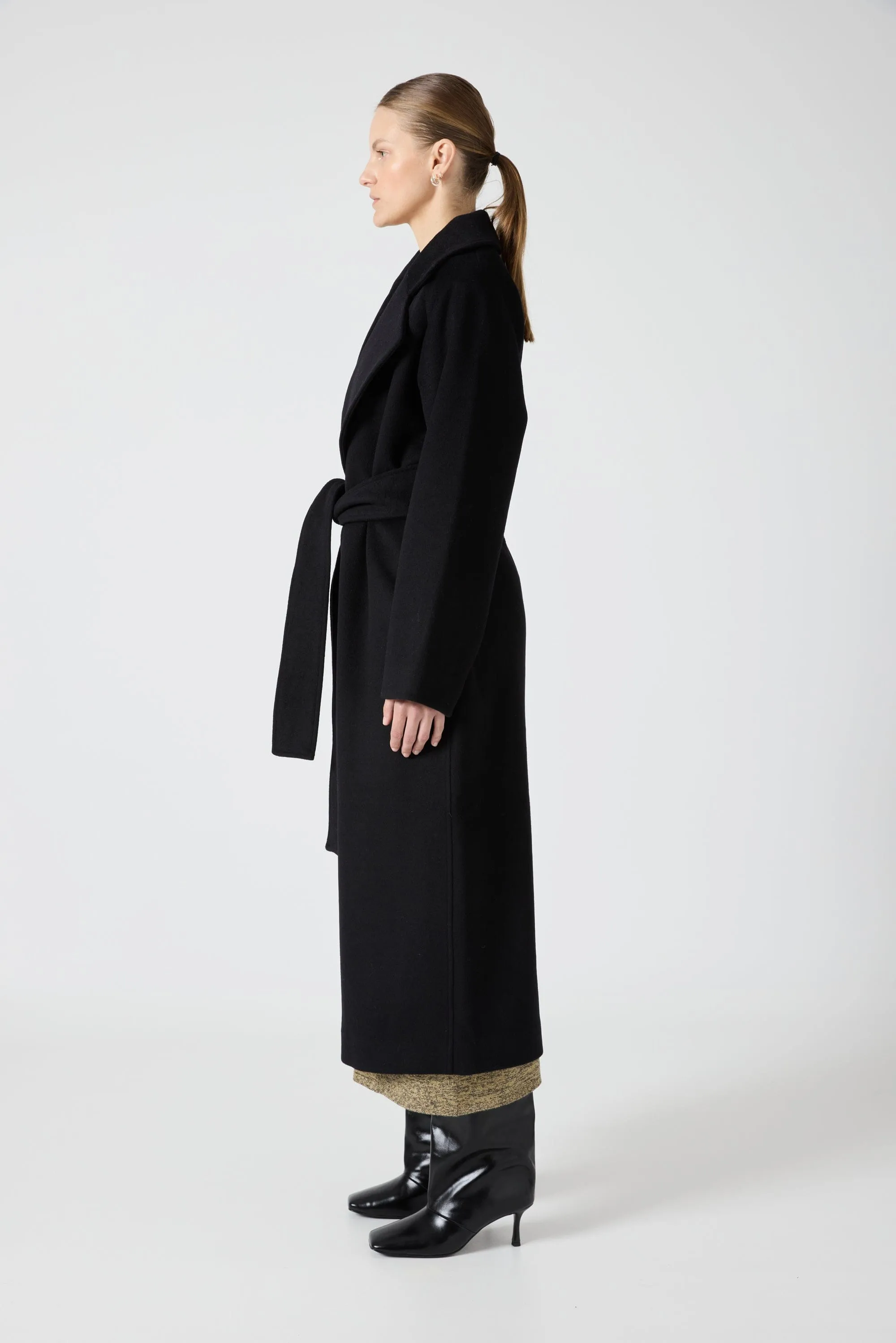 CLASSIC WOOL COAT | BLACK