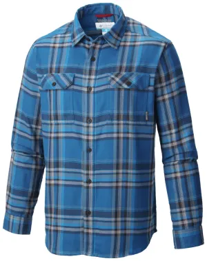 Columbia Men Blue Flare Gun Flannel III Long Sleeve Shirt
