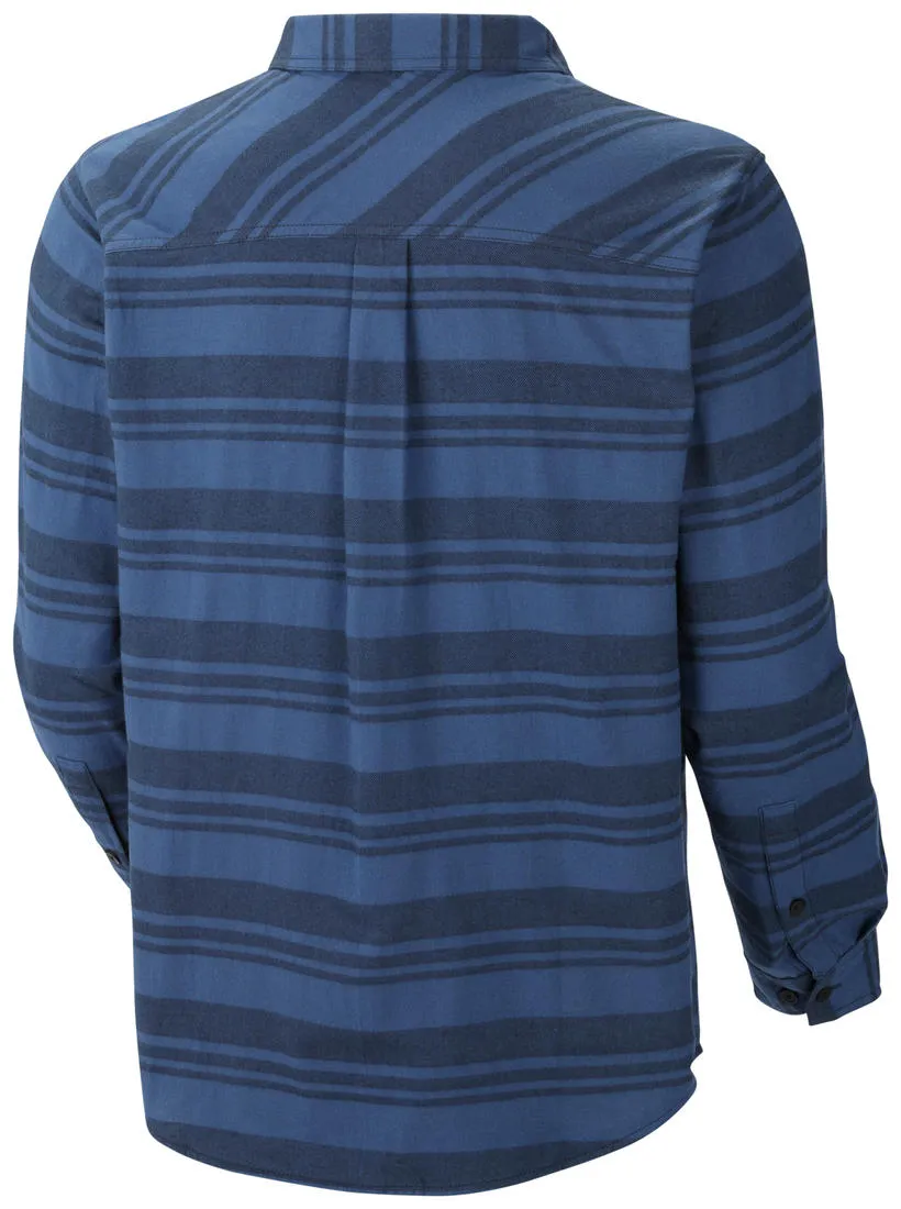 Columbia Men Blue Flare Gun Flannel III Long Sleeve Shirt