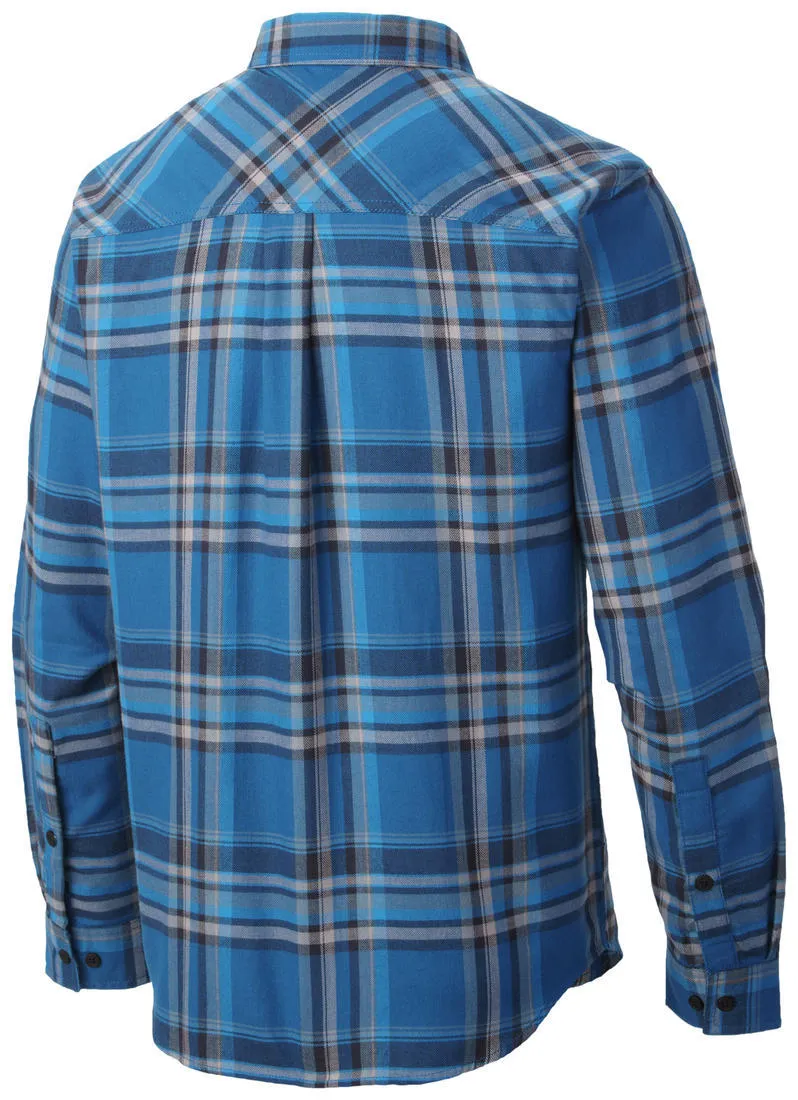 Columbia Men Blue Flare Gun Flannel III Long Sleeve Shirt