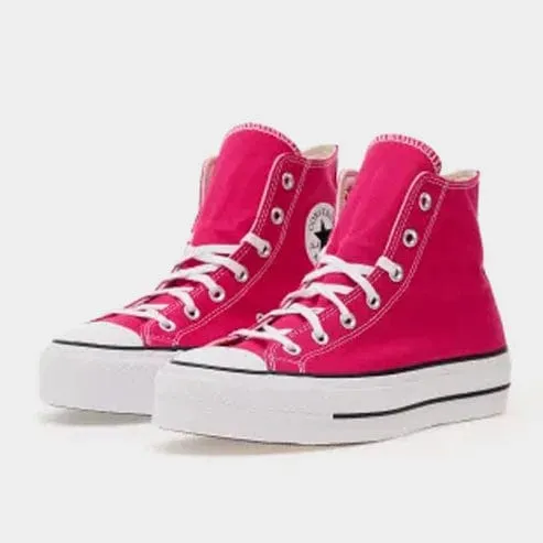 Converse Womens Chuck Taylor All Star Lift Platform Pink/White