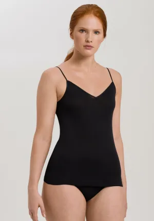 Cotton Seamless - V-Neck Spaghetti Top