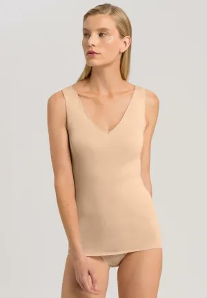 Cotton Seamless - V-Neck Tank Top