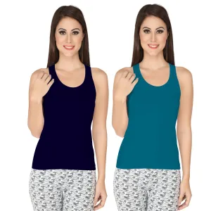 Cotton spandex racer back Tee (PACK of 2)