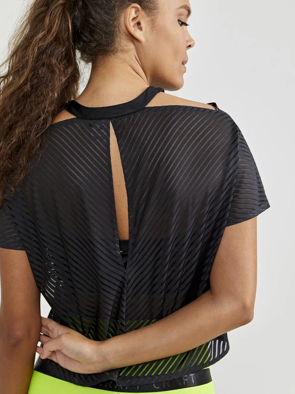 Craft Asome Cropped Tee Femme