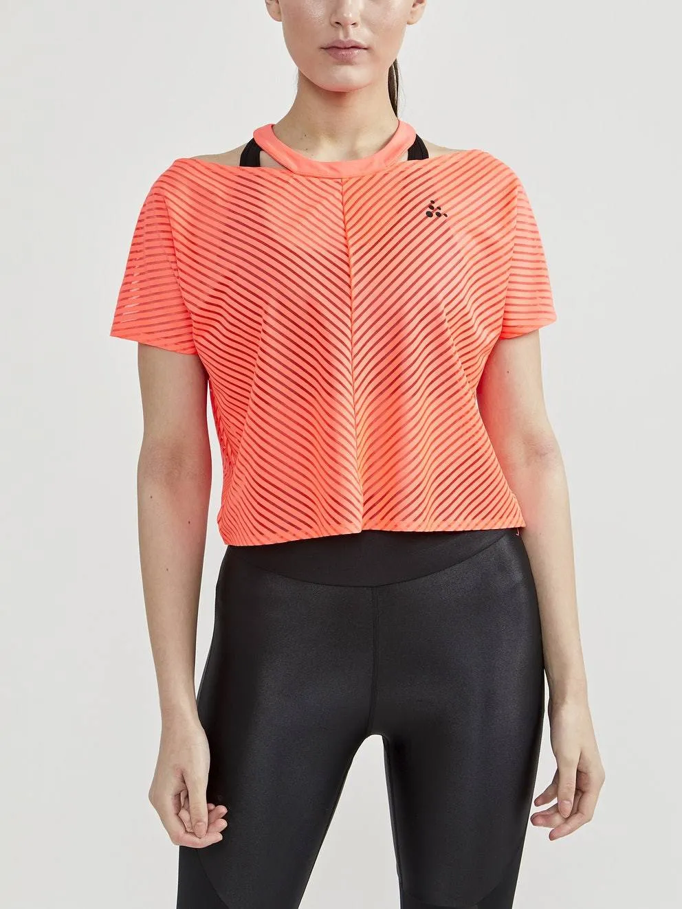 Craft Asome Cropped Tee Femme
