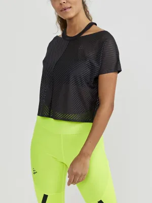 Craft Asome Cropped Tee Femme