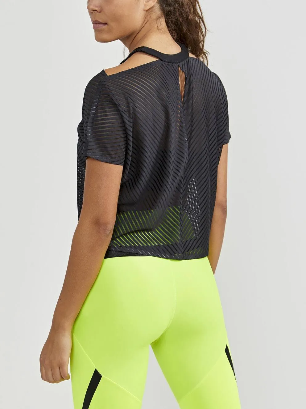 Craft Asome Cropped Tee Femme