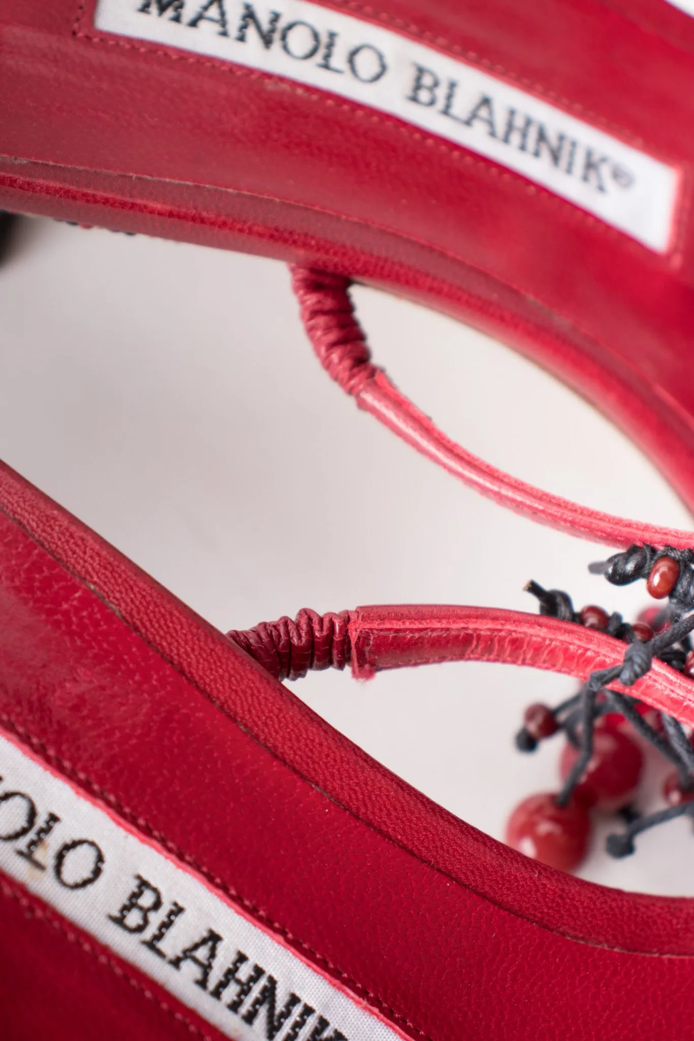 Currant Berry Fringed Mules