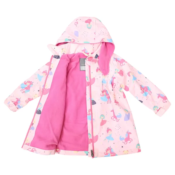 Dancing Unicorn Raincoat - Pink