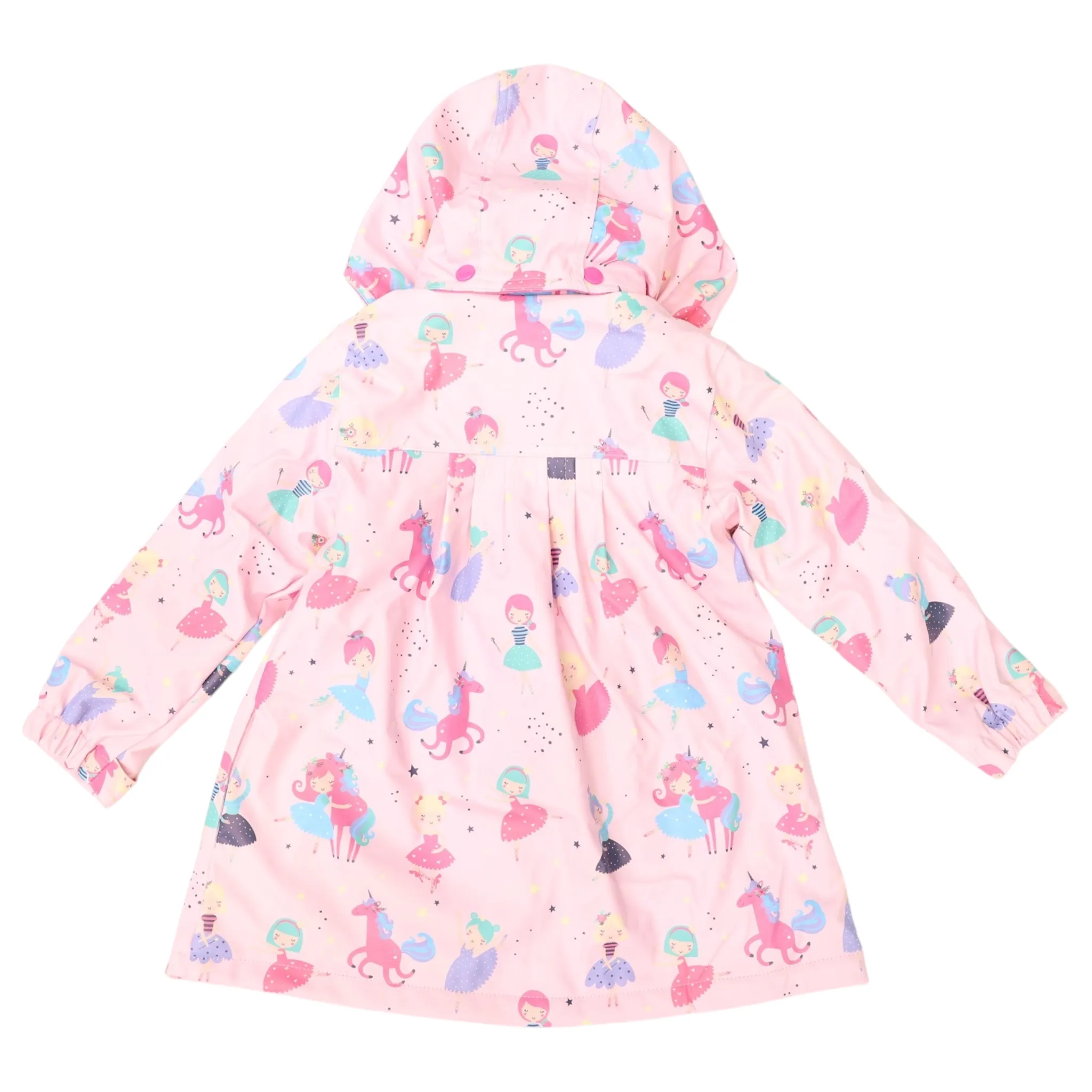 Dancing Unicorn Raincoat - Pink