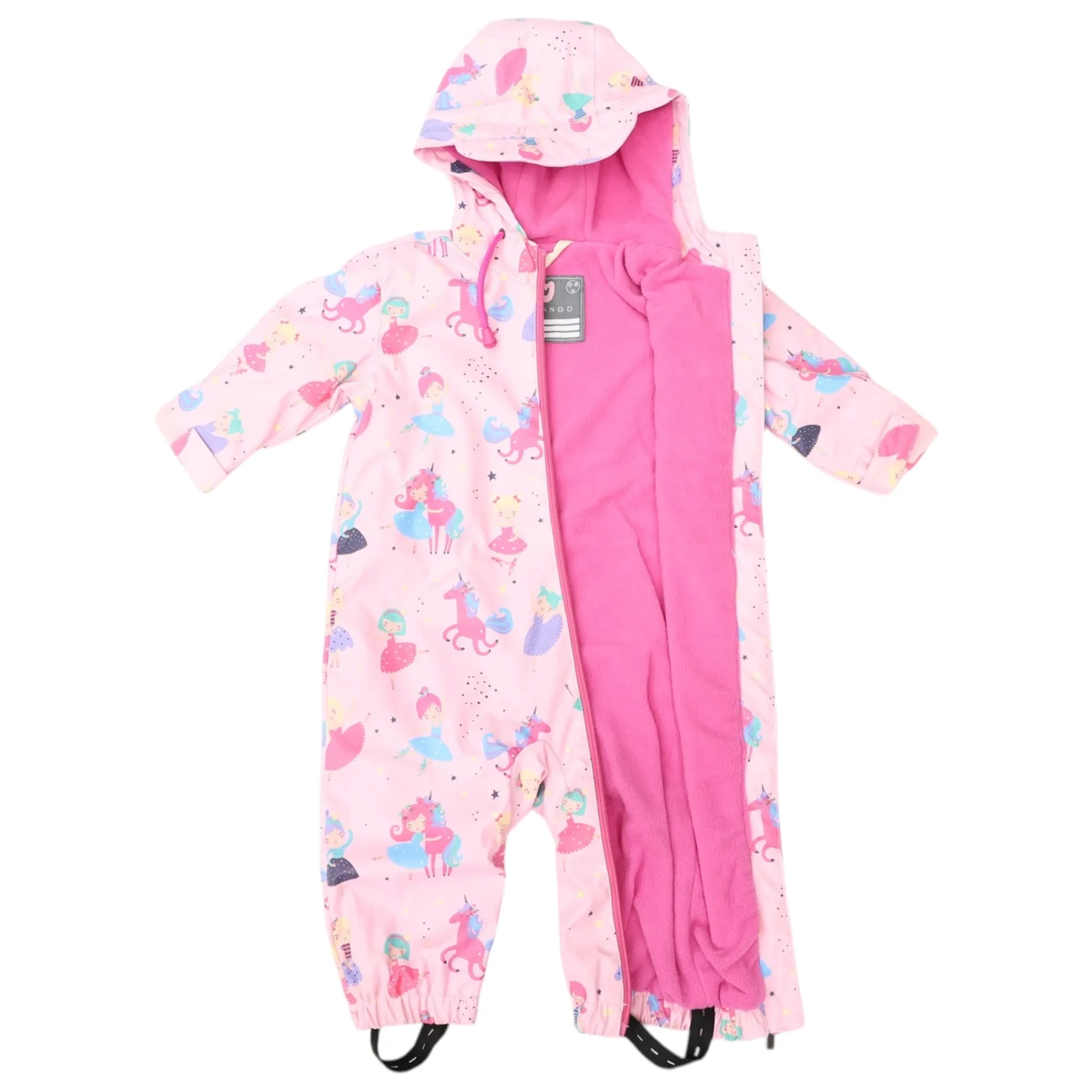 Dancing Unicorns Rain Suit - Pink