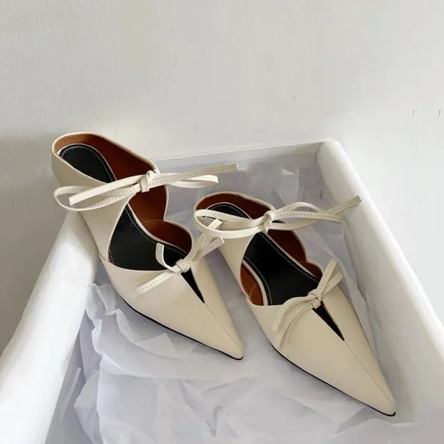 Deep-mouth Cat-heel Sandals Women Single Shoes