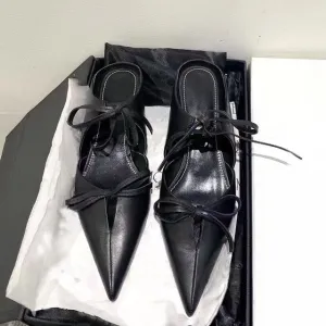 Deep-mouth Cat-heel Sandals Women Single Shoes