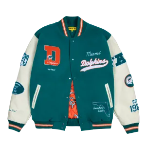 DOLPHINS LETTERMAN JACKET by GOLF WANG