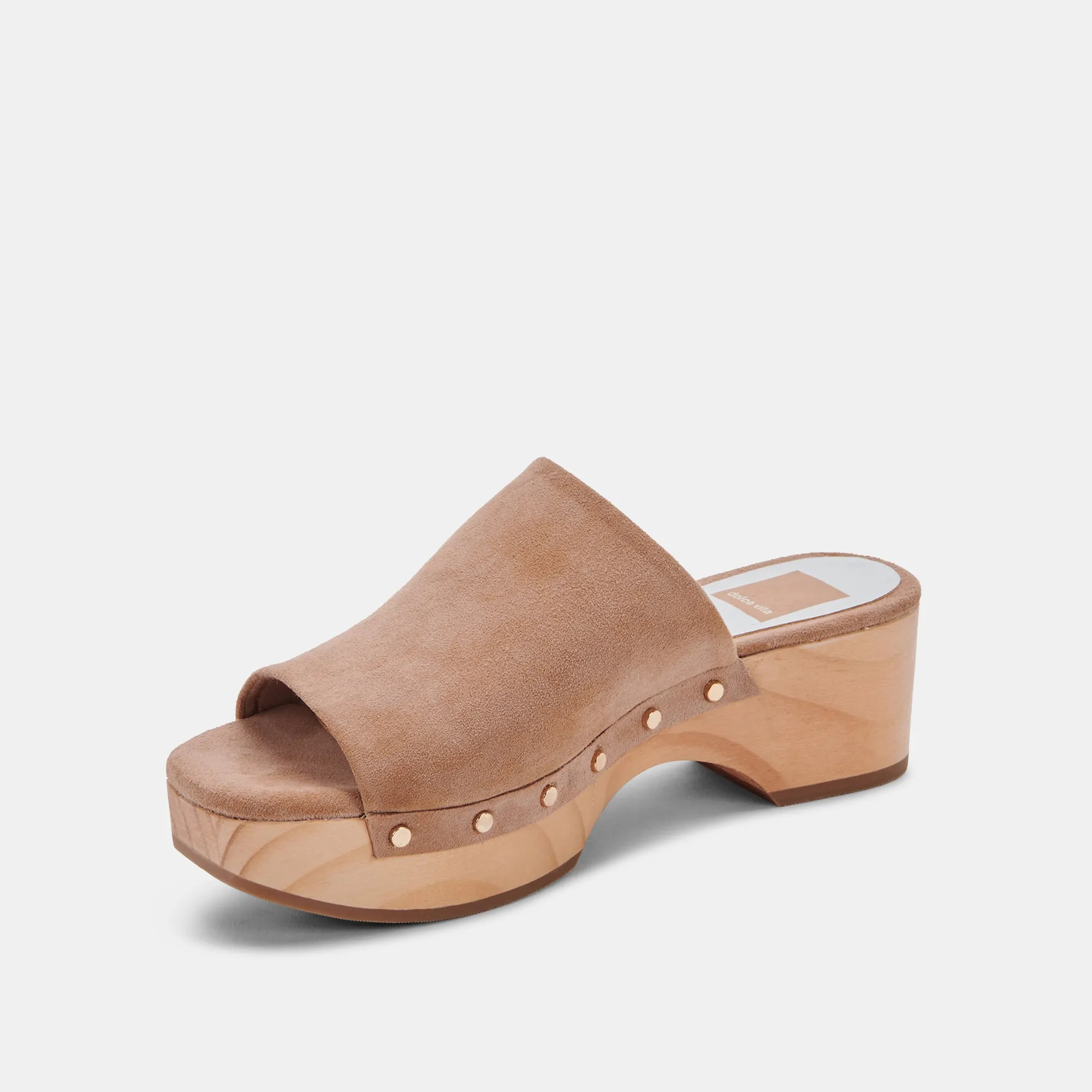 DORADO MULES TAUPE SUEDE