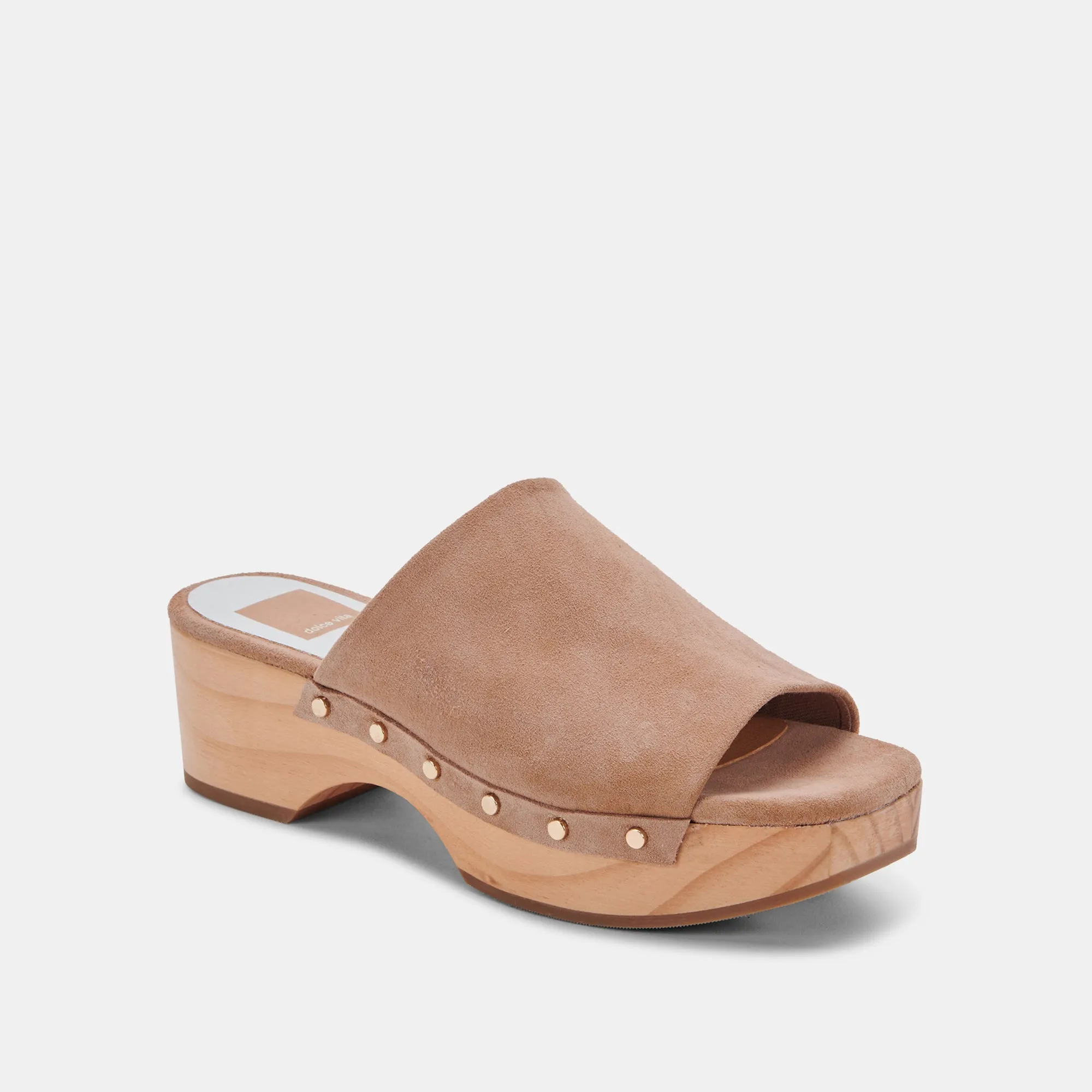 DORADO MULES TAUPE SUEDE