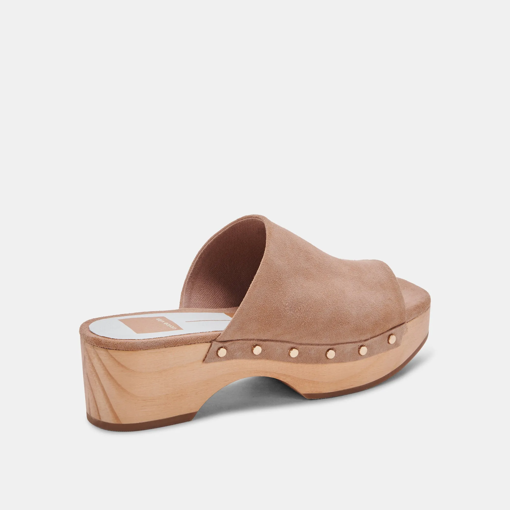 DORADO MULES TAUPE SUEDE