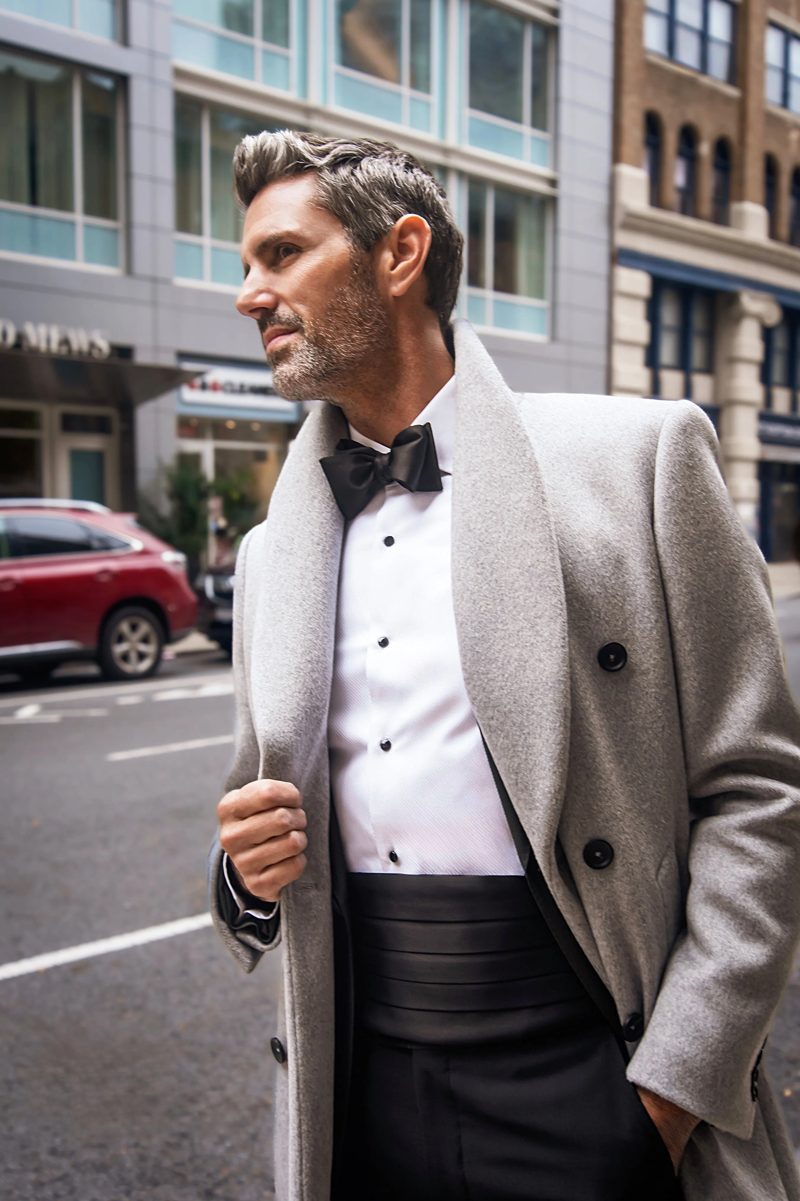 Double-Sided Wool & Cashmere Overcoat