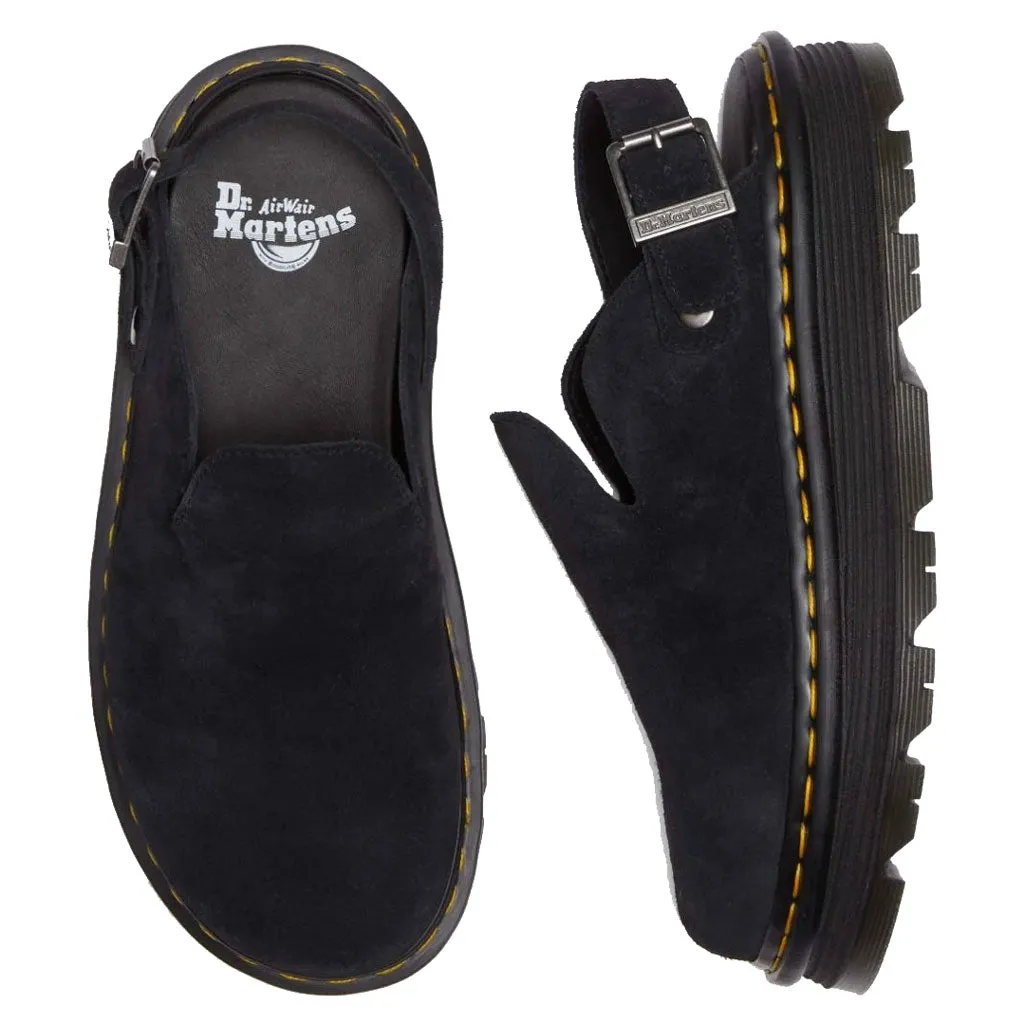 DR MARTENS ZEBZAG MULE - BLACK E.H SUEDE MB