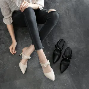 Dreamy Wrap Strap Mule