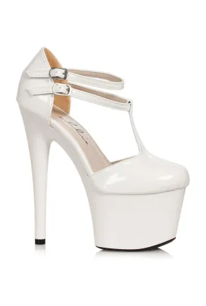 Ellie Shoes 709-VENUS Closed Toe Platform with T-Strap