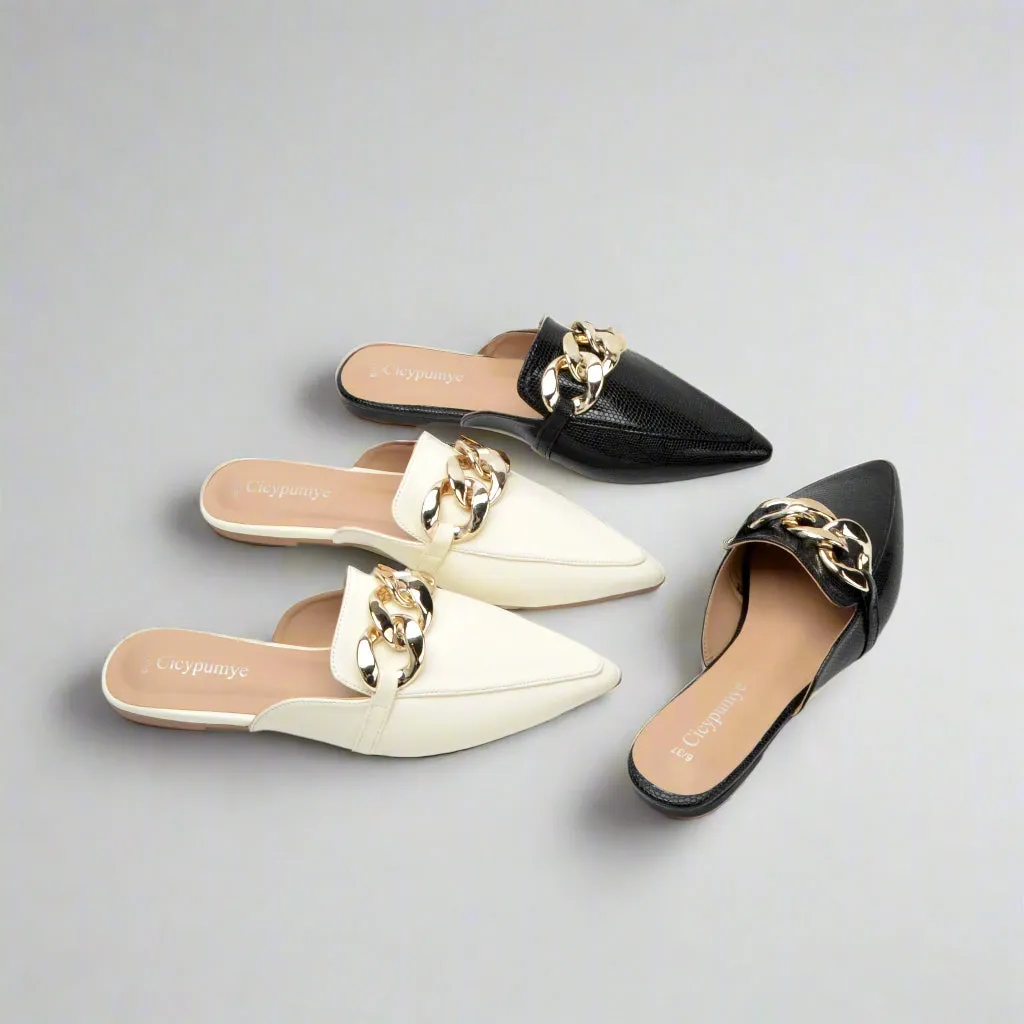 Emmanuella Slip-on Mules