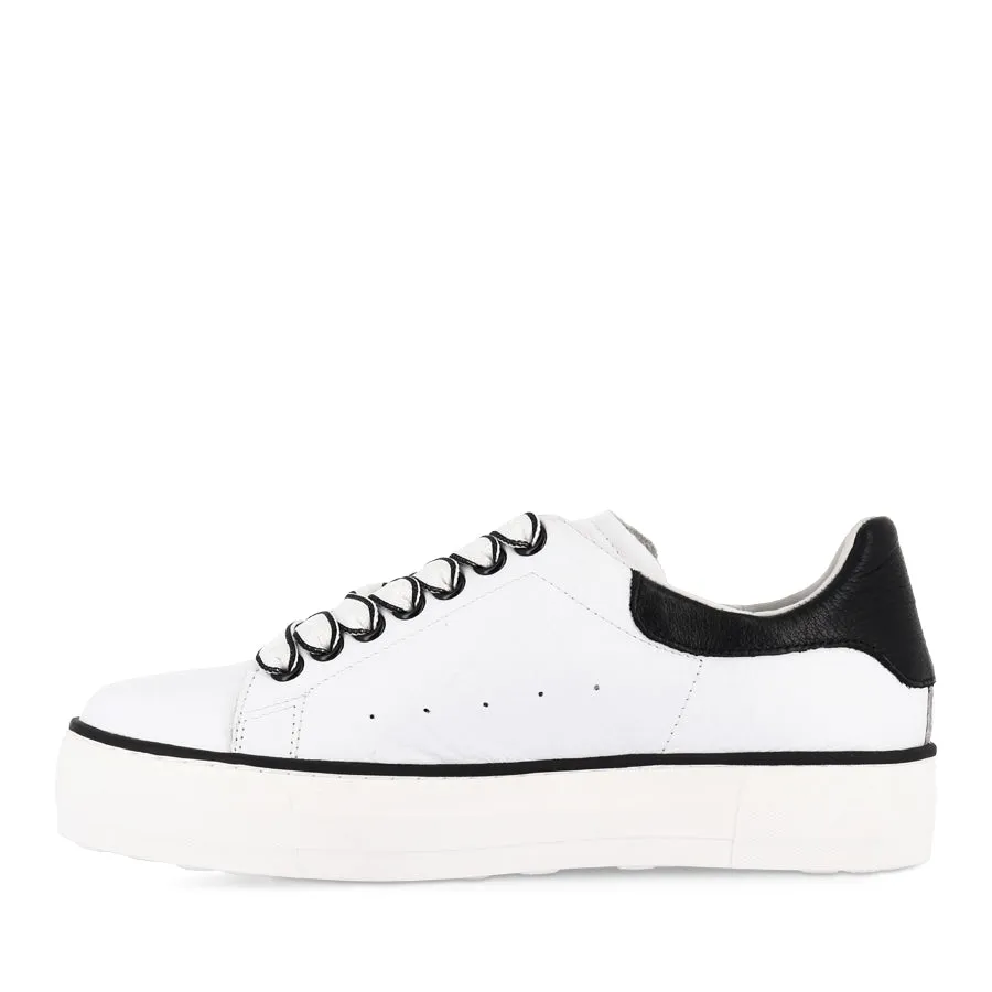 FALIT - WHITE BLACK LEATHER