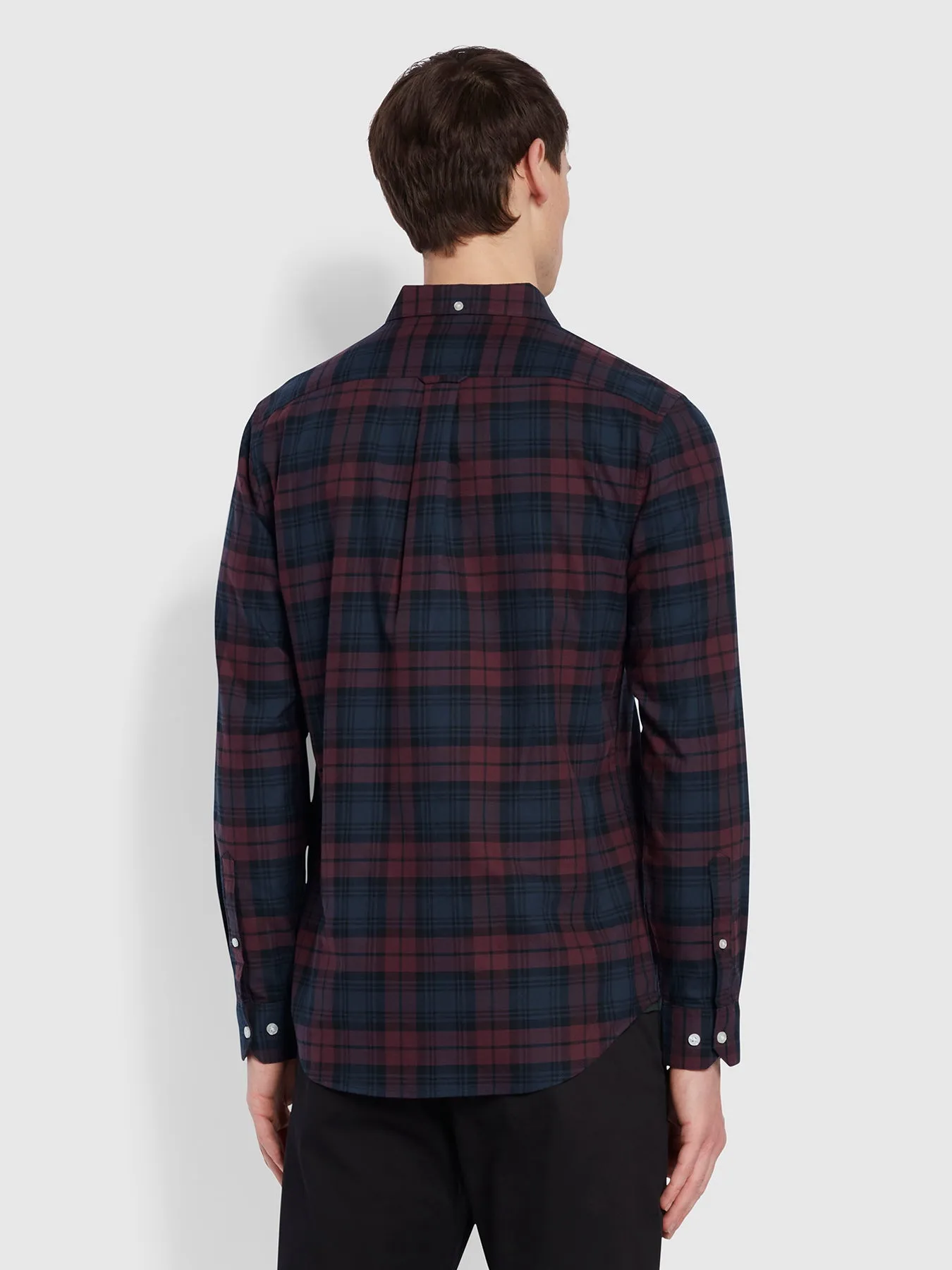 Farah Brewer Check Shirt Farah Red