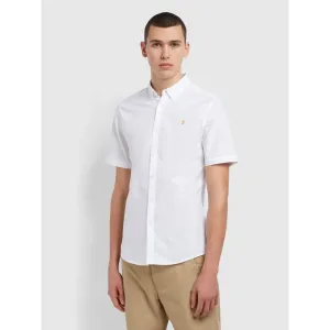 Farah Brewer Oxford Shirt White