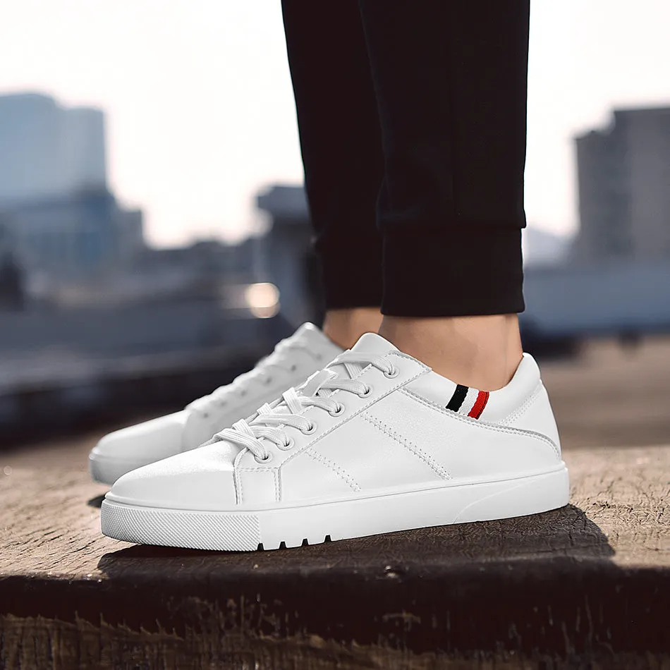 Fashion Black Lace Up Men Casual Shoes