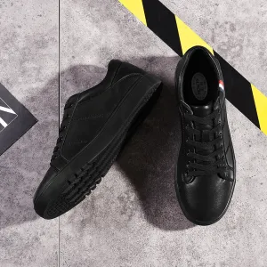 Fashion Black Lace Up Men Casual Shoes