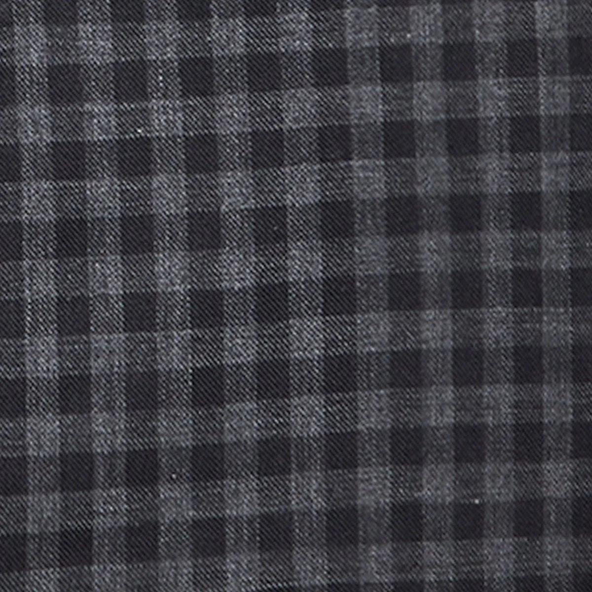 Flannel Check - Charcoal