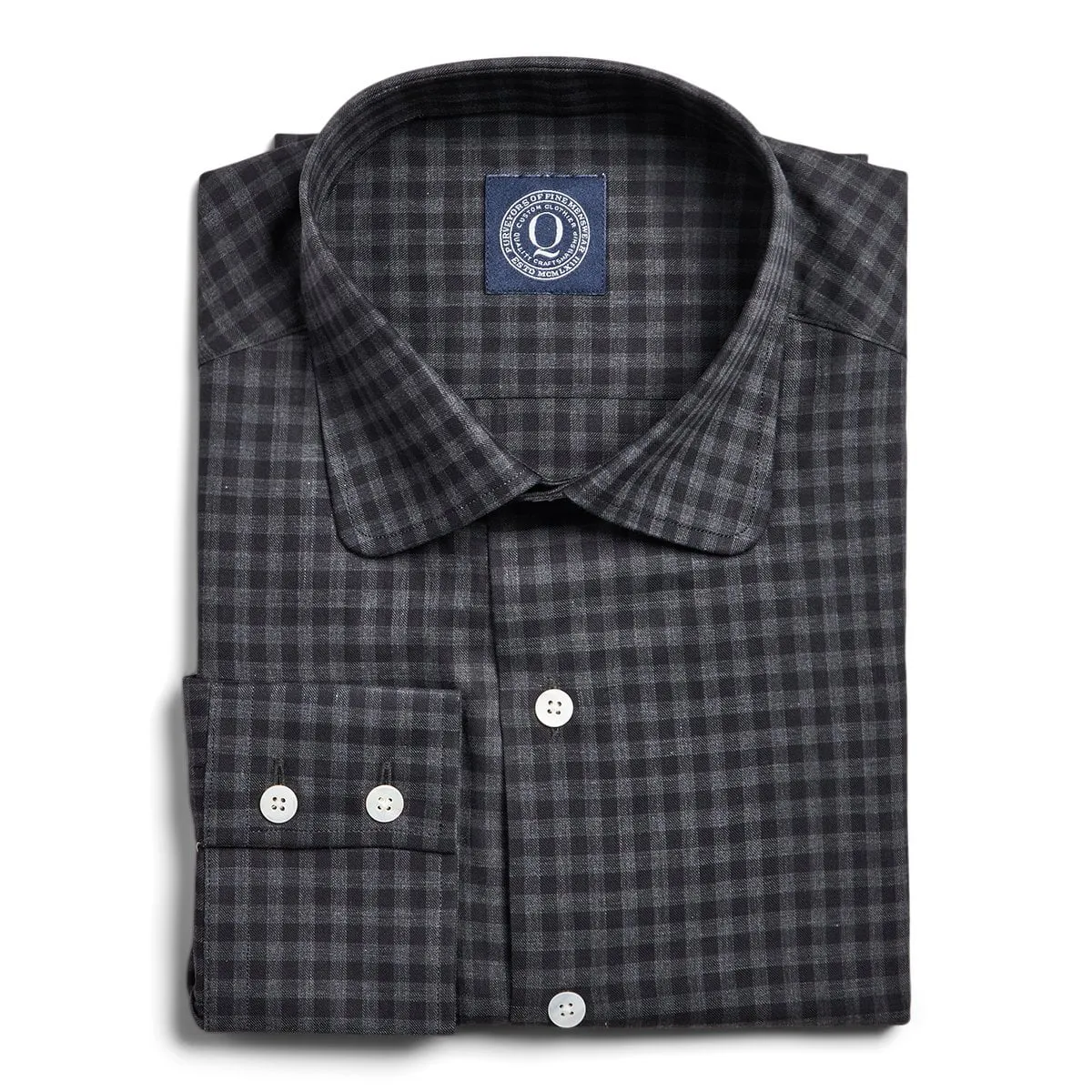Flannel Check - Charcoal