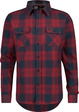 Flannel Shirt for Men - Dry Fit Long Sleeve Button Down - Moisture Wicking and Stretch Fabric