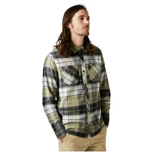 FOX GRAINZ UTILITY FLANNEL SHIRT [BARK]