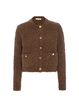 FRAME | Patch Pocket Cardigan | Camel