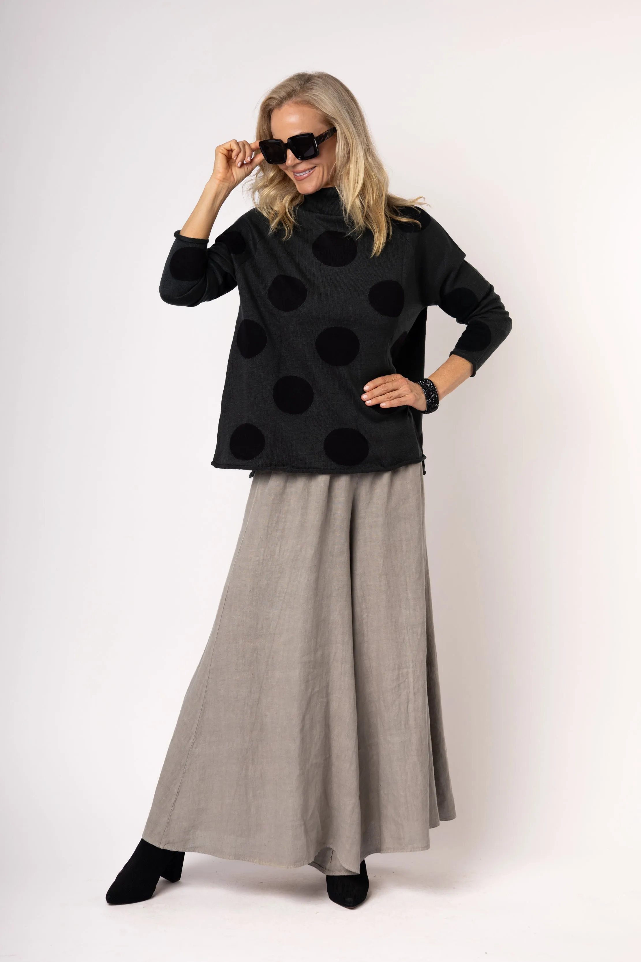 Frost Knit Top in Khaki